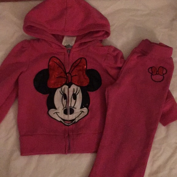 minnie mouse sweat suit